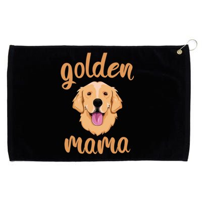 Golden Retriever Mom Grommeted Golf Towel