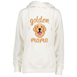 Golden Retriever Mom Womens Funnel Neck Pullover Hood