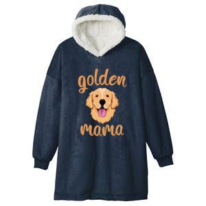 Golden Retriever Mom Hooded Wearable Blanket