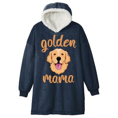 Golden Retriever Mom Hooded Wearable Blanket