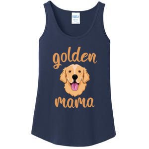 Golden Retriever Mom Ladies Essential Tank