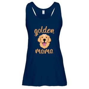 Golden Retriever Mom Ladies Essential Flowy Tank