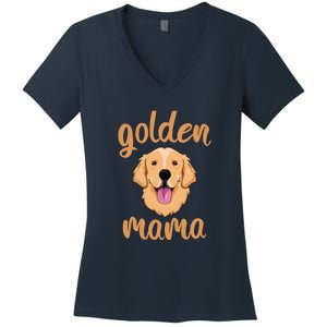 Golden Retriever Mom Women's V-Neck T-Shirt