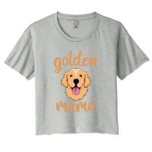 Golden Retriever Mom Women's Crop Top Tee