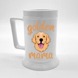 Golden Retriever Mom Beer Stein