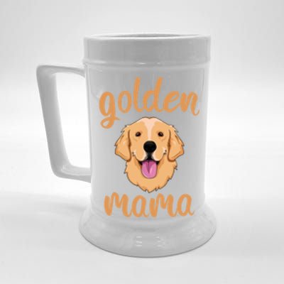 Golden Retriever Mom Beer Stein