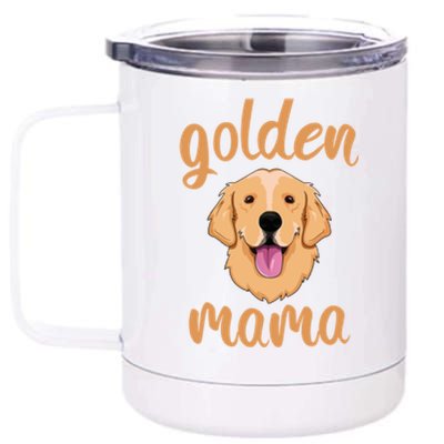 Golden Retriever Mom 12 oz Stainless Steel Tumbler Cup