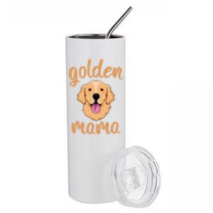 Golden Retriever Mom Stainless Steel Tumbler