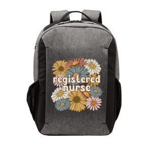 Groovy Registered Nurse Flowers Registered Nursing Gift Vector Backpack