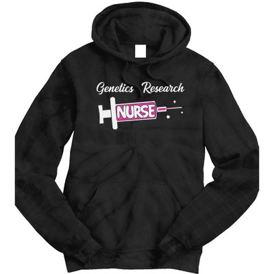 Genetics Research Nurse Cute Genetics Nursing Unit Rn Tie Dye Hoodie