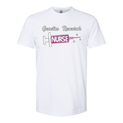 Genetics Research Nurse Cute Genetics Nursing Unit Rn Softstyle® CVC T-Shirt