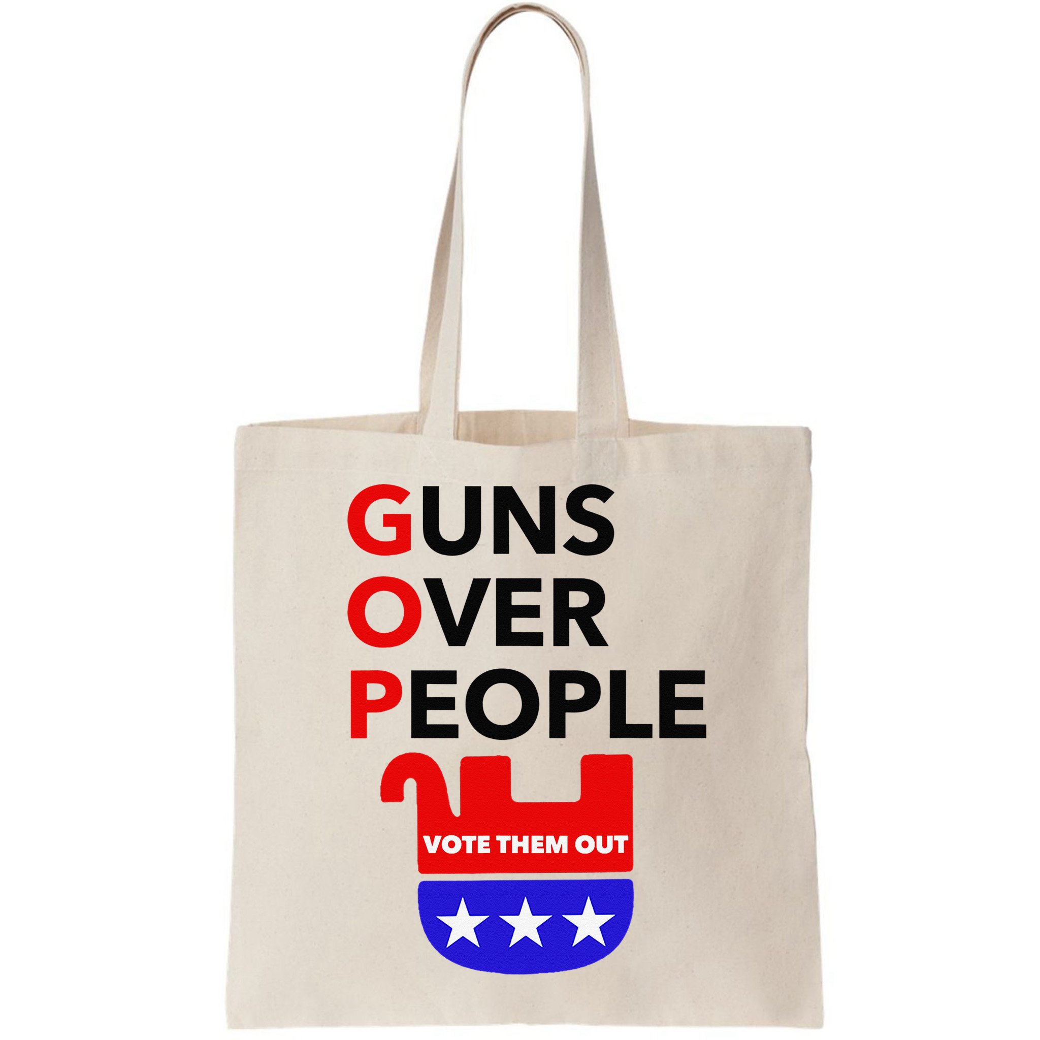Gun Reform Now GOP Guns Over People Vote Them Out Bag