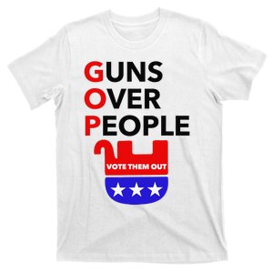 Gun Reform Now GOP Guns Over People Vote Them Out T-Shirt