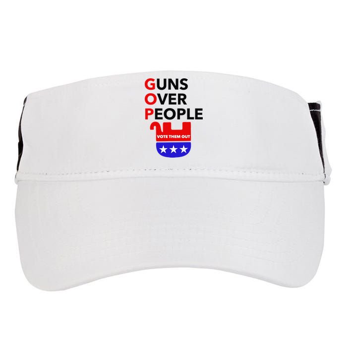 Gun Reform Now GOP Guns Over People Vote Them Out Adult Drive Performance Visor