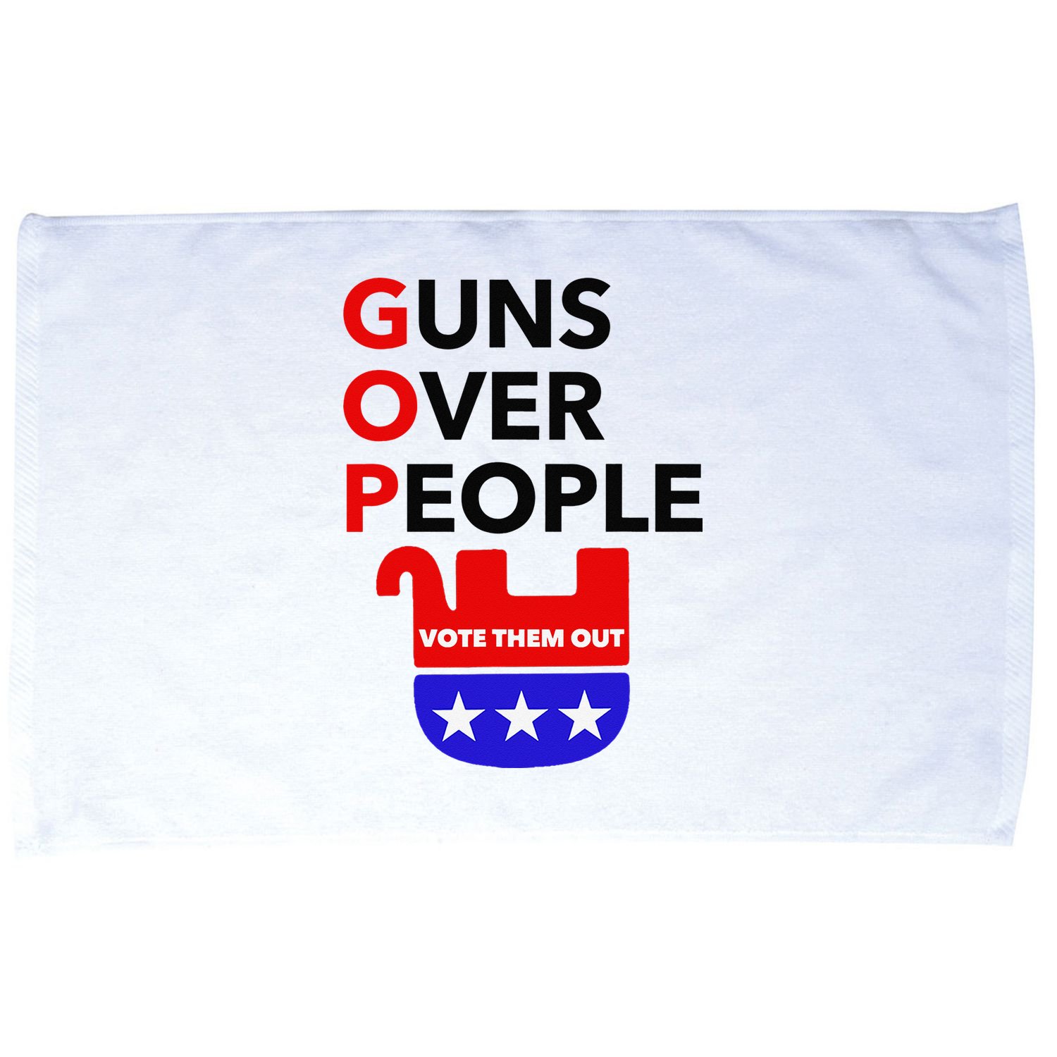 Gun Reform Now GOP Guns Over People Vote Them Out Microfiber Hand Towel