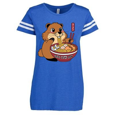 Groundhog Ramen Noodles Enza Ladies Jersey Football T-Shirt