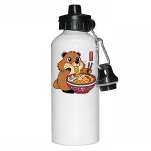 Groundhog Ramen Noodles Aluminum Water Bottle 