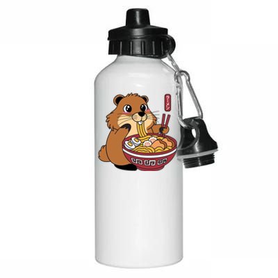 Groundhog Ramen Noodles Aluminum Water Bottle