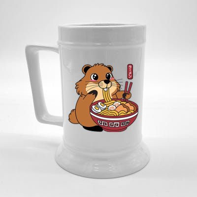 Groundhog Ramen Noodles Beer Stein