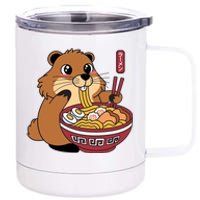 Groundhog Ramen Noodles 12 oz Stainless Steel Tumbler Cup