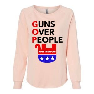 Gun Reform Now Gopguns Over People Vote Them Out Womens California Wash Sweatshirt