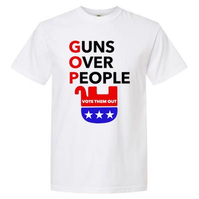 Gun Reform Now Gopguns Over People Vote Them Out Garment-Dyed Heavyweight T-Shirt