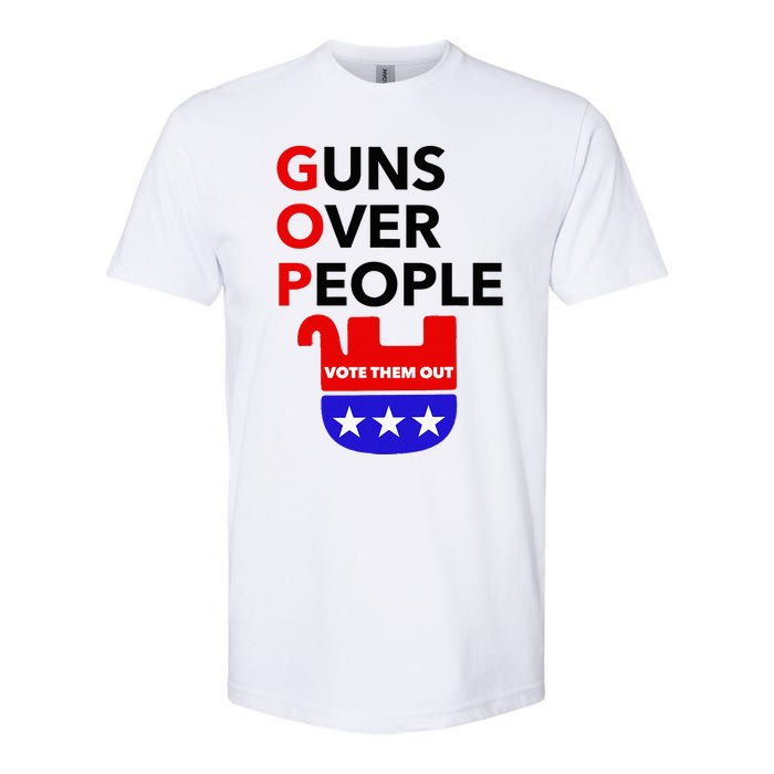 Gun Reform Now Gopguns Over People Vote Them Out Softstyle CVC T-Shirt