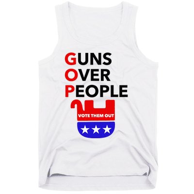 Gun Reform Now Gopguns Over People Vote Them Out Tank Top