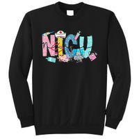 Groovy Retro NICU Nurse L&D Neonatal Medical Staffs Sweatshirt