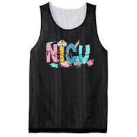 Groovy Retro NICU Nurse L&D Neonatal Medical Staffs Mesh Reversible Basketball Jersey Tank