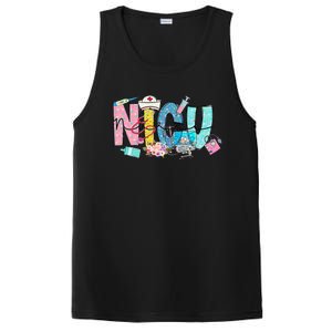 Groovy Retro NICU Nurse L&D Neonatal Medical Staffs PosiCharge Competitor Tank