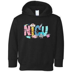 Groovy Retro NICU Nurse L&D Neonatal Medical Staffs Toddler Hoodie