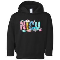 Groovy Retro NICU Nurse L&D Neonatal Medical Staffs Toddler Hoodie