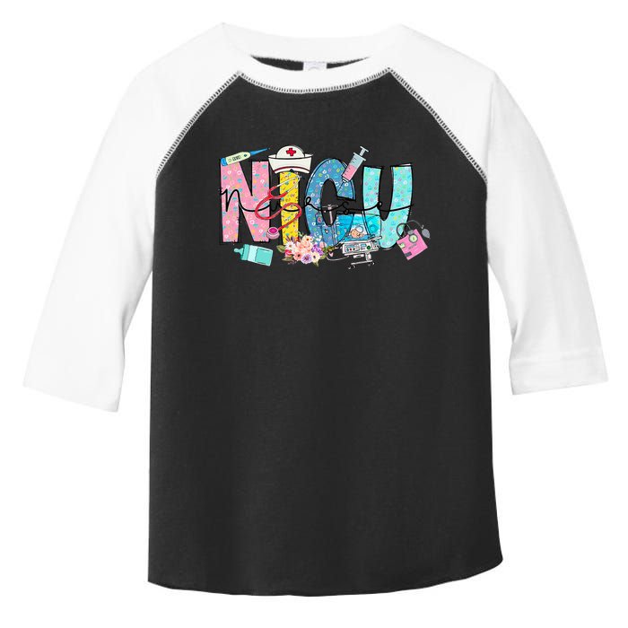 Groovy Retro NICU Nurse L&D Neonatal Medical Staffs Toddler Fine Jersey T-Shirt