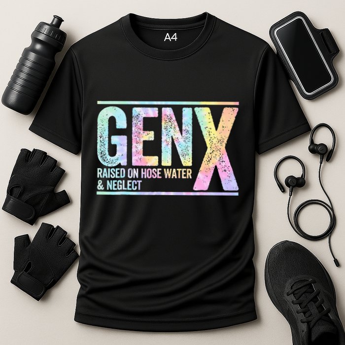 Genx Raised On Hose Water & Neglect Cooling Performance Crew T-Shirt