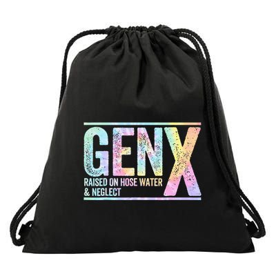 Genx Raised On Hose Water & Neglect Drawstring Bag