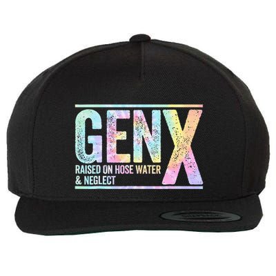 Genx Raised On Hose Water & Neglect Wool Snapback Cap