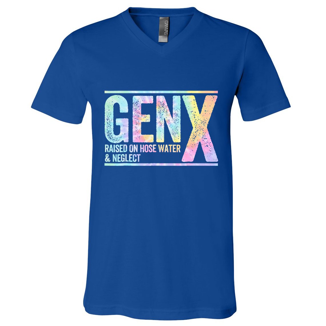 Genx Raised On Hose Water & Neglect V-Neck T-Shirt