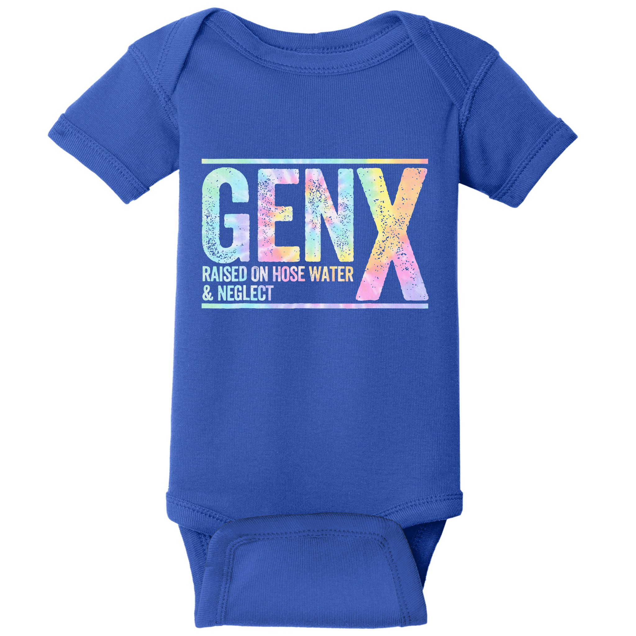 Genx Raised On Hose Water & Neglect Baby Bodysuit