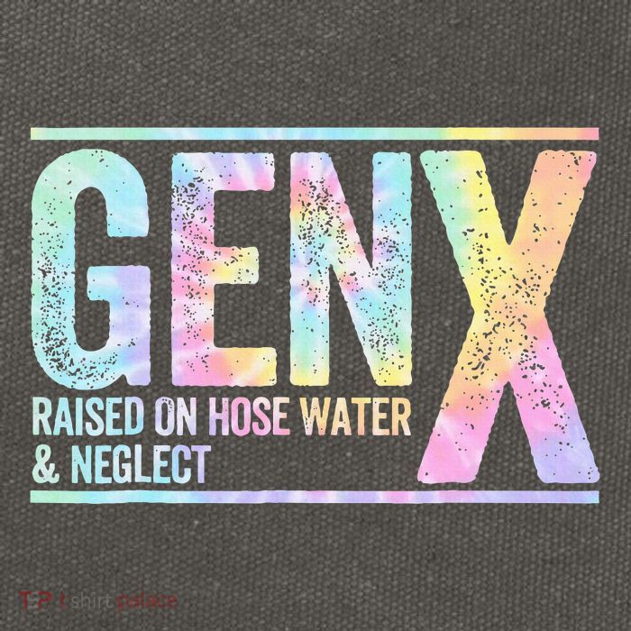 Genx Raised On Hose Water & Neglect Cotton Canvas Backpack