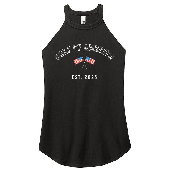 Gulf Retro Of America Est 2025 Usa American Flag Women's Perfect Tri Rocker Tank