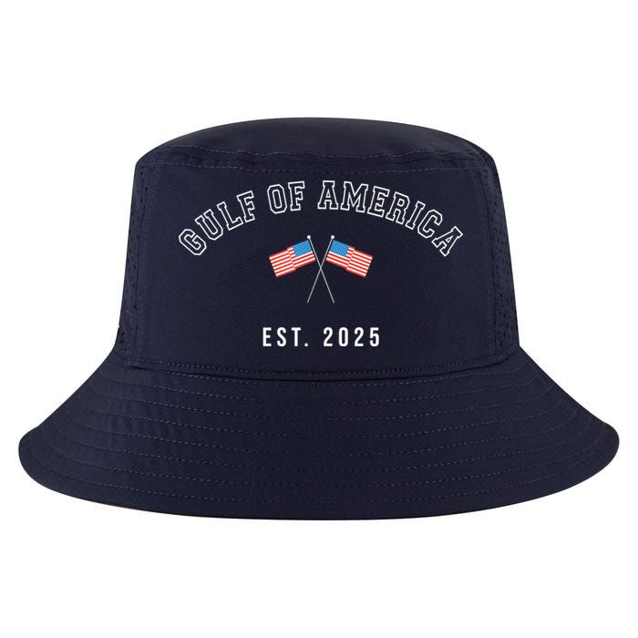 Gulf Retro Of America Est 2025 Usa American Flag Cool Comfort Performance Bucket Hat