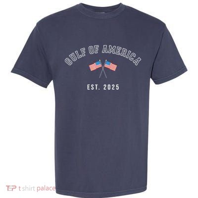 Gulf Retro Of America Est 2025 Usa American Flag Garment-Dyed Heavyweight T-Shirt