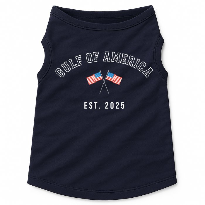Gulf Retro Of America Est 2025 Usa American Flag Doggie Tank