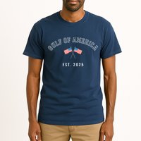 Gulf Retro Of America Est 2025 Usa American Flag Tall T-Shirt