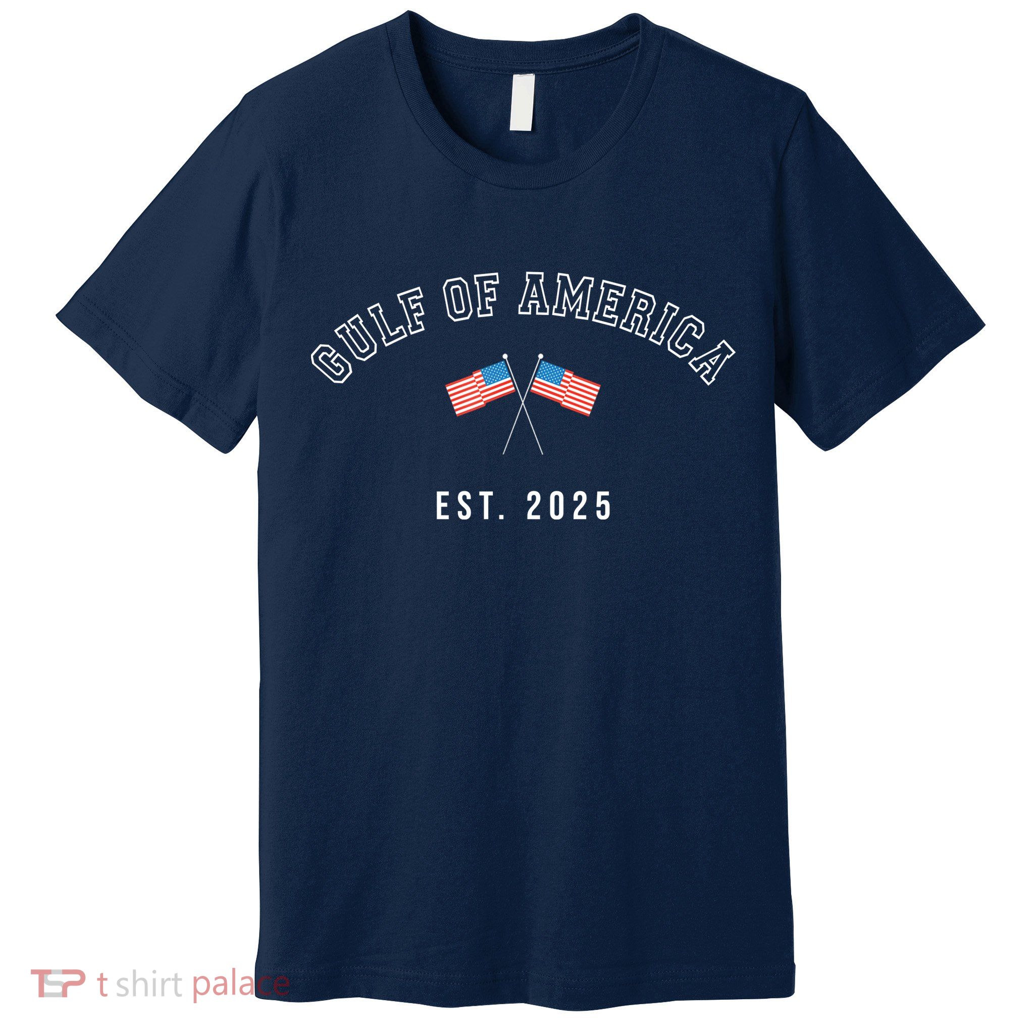 Gulf Retro Of America Est 2025 Usa American Flag Premium T-Shirt