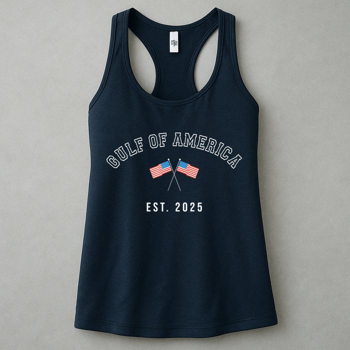 Gulf Retro Of America Est 2025 Usa American Flag Womens Tank Top