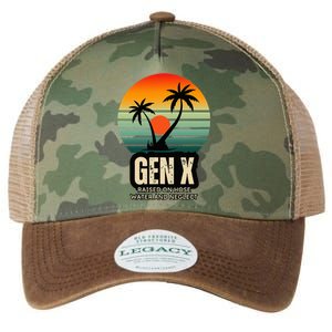 Genx Raised On Hose Water And Neglect Legacy Tie Dye Trucker Hat