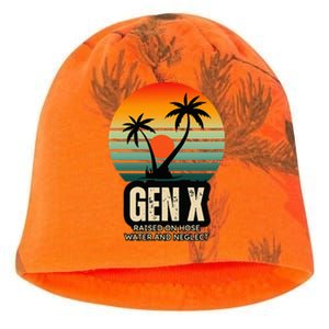 Genx Raised On Hose Water And Neglect Kati - Camo Knit Beanie