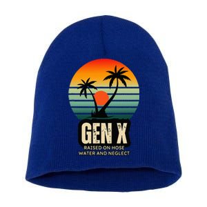 Genx Raised On Hose Water And Neglect Short Acrylic Beanie